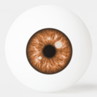 Balle De Ping Pong Brown Yeux amusant Ping Pong Ball