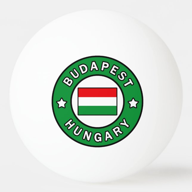 Balle De Ping Pong Budapest Hongrie (Devant)