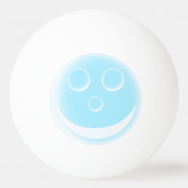 Balle De Ping Pong Bulle souriante (Devant)