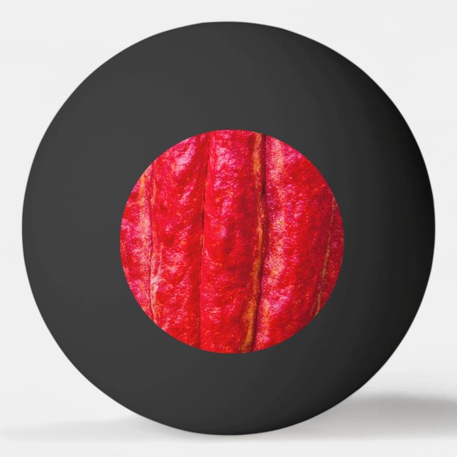 Balle De Ping Pong cabosse rouge (Devant)