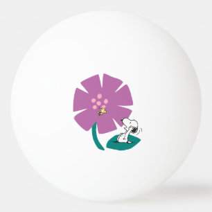 Balle De Ping Pong cacahuètes Illustration de la nature Fleur pourp