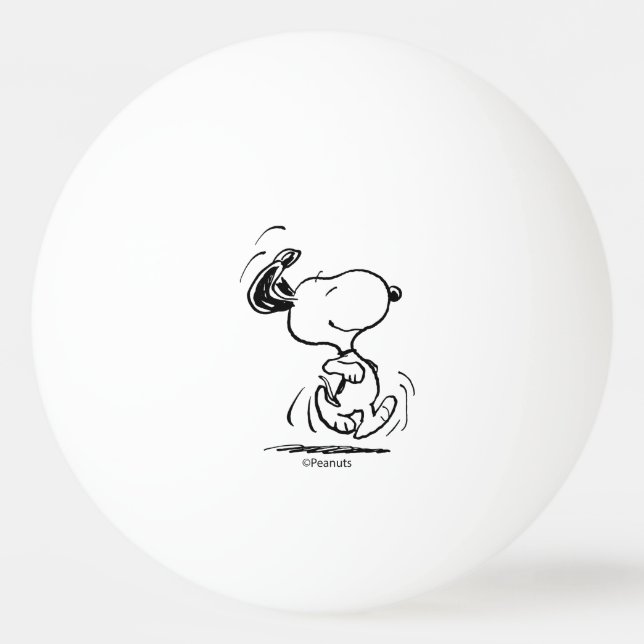 Balle De Ping Pong cacahuètes | Snoopy Happy Dance (Devant)