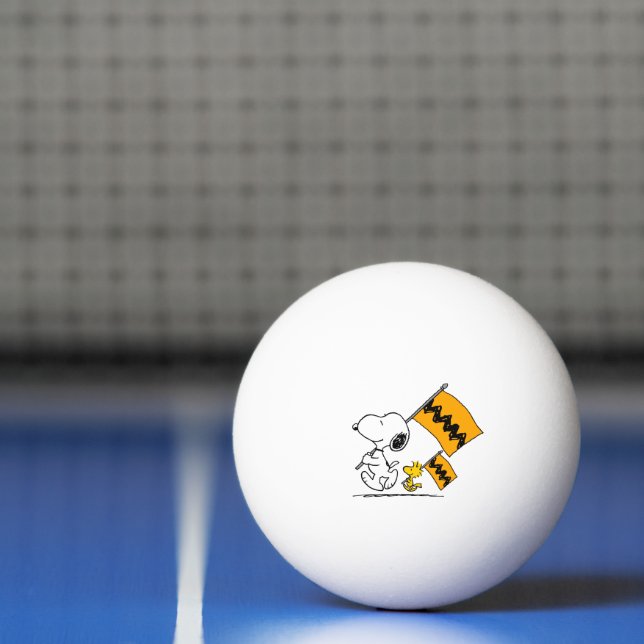 Balle De Ping Pong cacahuètes | Snoopy & Woodstock (Filet)