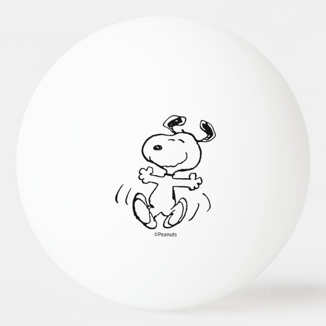 Balle De Ping Pong cacahuètes | Une Danse Heureuse Snoopy (Devant)