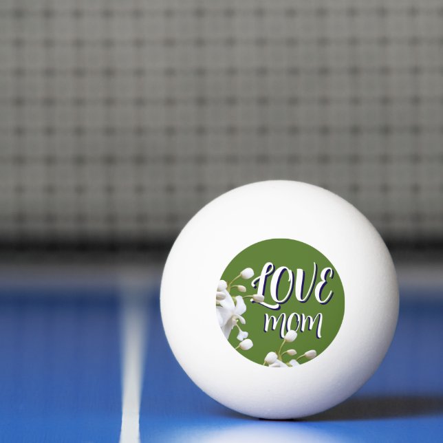 BALLE DE PING PONG CADEAU D'AMOUR SPÉCIAL SIMPLE POUR MAMAN (Filet)