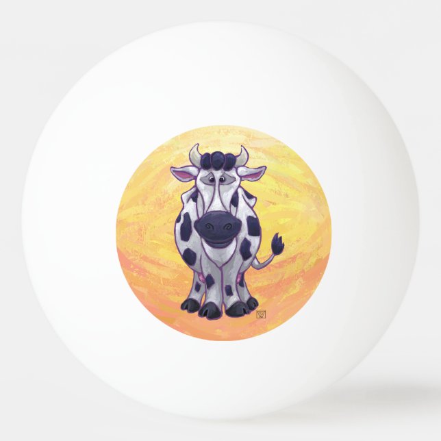 Balle De Ping Pong Cadeaux de vache & Accessoires (Dos)