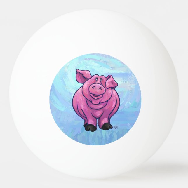 Balle De Ping Pong Cadeaux et accessoires de cochon (Dos)