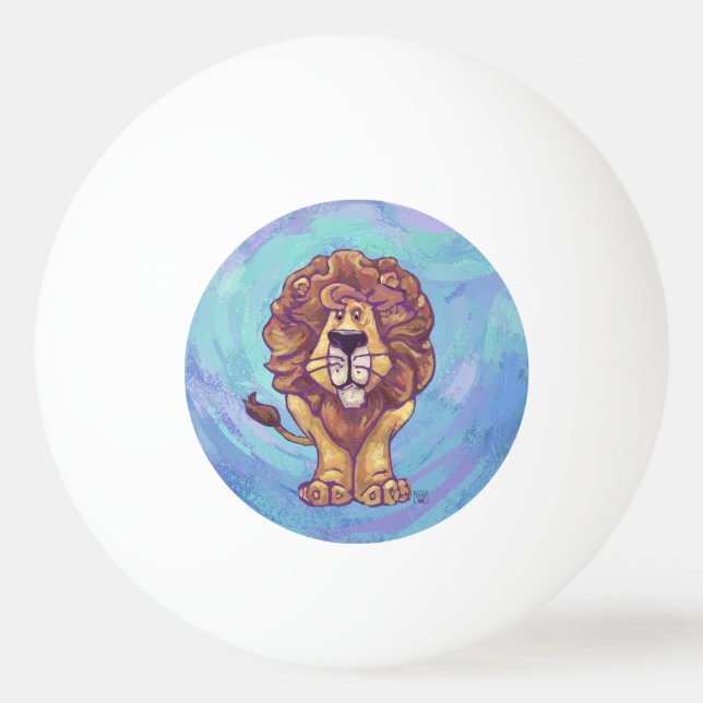 Balle De Ping Pong Cadeaux et accessoires Lion (Dos)
