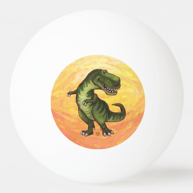Balle De Ping Pong Cadeaux et accessoires Tyrannosaurus (Dos)