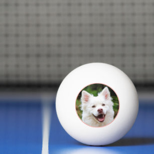 Balle De Ping Pong Cadre rose et photo pour animaux de compagnie pers