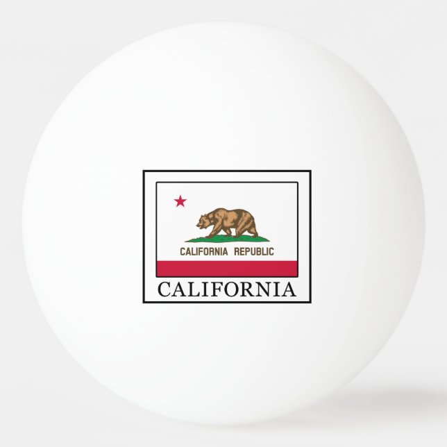 Balle De Ping Pong Californie (Devant)