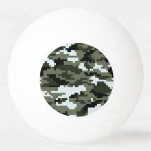 Balle De Ping Pong Camouflage urbain/Camo de 8 de bit Digitals de