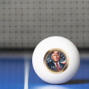 Balle De Ping Pong Campagne Donald Trump 2024 Collectible