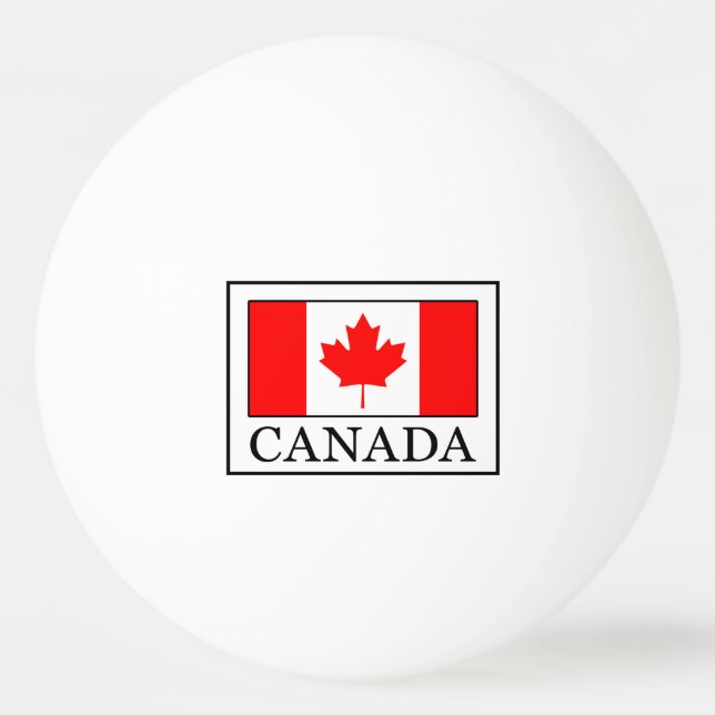 Balle De Ping Pong Canada (Devant)