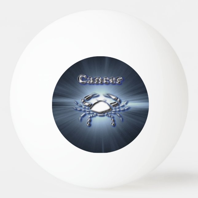 Balle De Ping Pong Cancer de chrome (Devant)