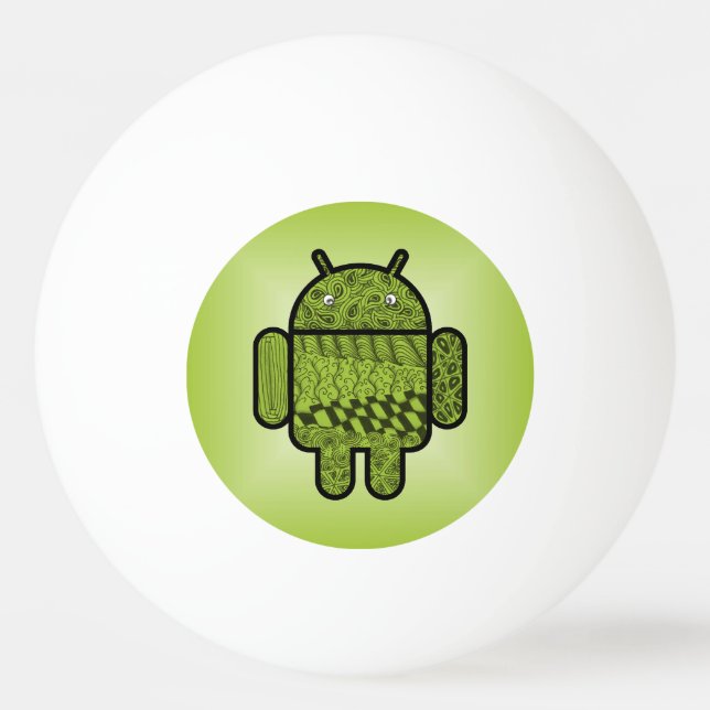 Balle De Ping Pong Caractère de gribouillage pour Android™ (Devant)