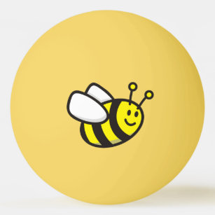 Balle De Ping Pong Caricature d'abeille