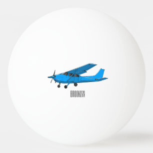 Balle De Ping Pong Caricature d'avion à voilure fixe