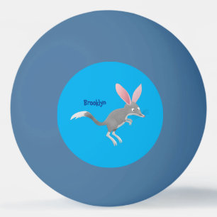 Balle De Ping Pong Caricature de bilby australien très heureuse