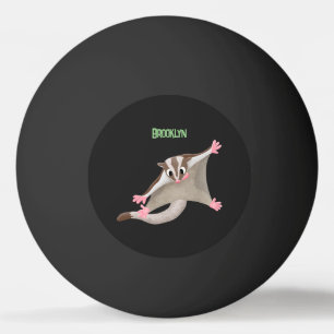 Balle De Ping Pong Caricature de planeur de sucre joyeux