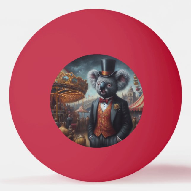 Balle De Ping Pong Carnaval de Koala (Devant)