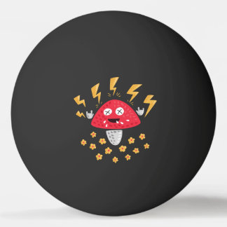 Balle De Ping Pong Champignons Rockstar - Fungus Punky de Metal