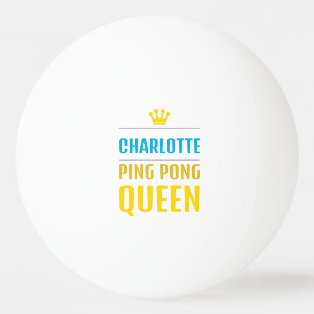 Balle De Ping Pong Charlotte (Devant)