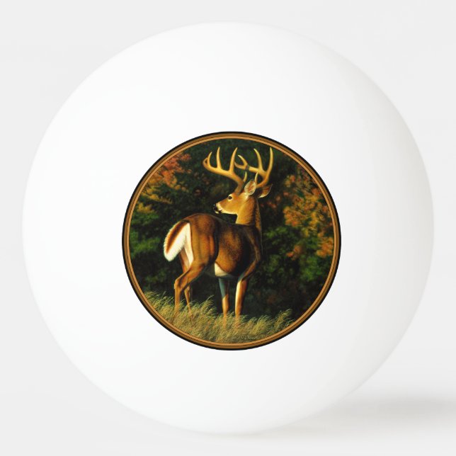 Balle De Ping Pong Chasse aux cerfs de Virginie (Devant)
