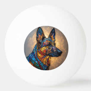 Balle De Ping Pong Chien de berger allemand