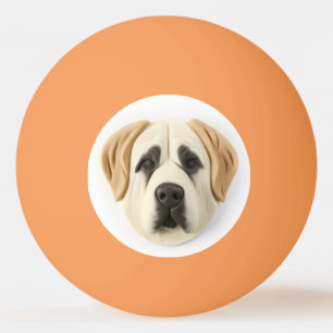 Balle De Ping Pong Chien de berger d'Anatolie inspiré de la 3D
