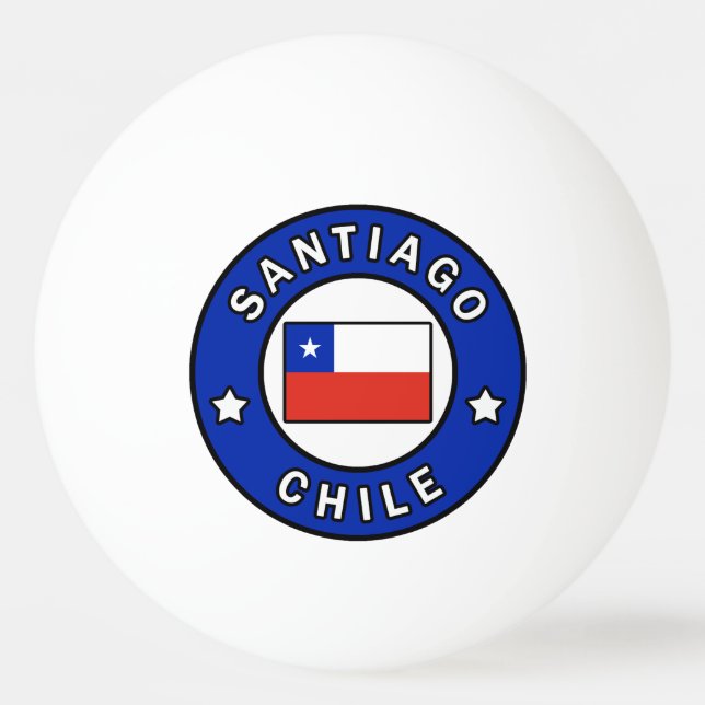 Balle De Ping Pong Chile de Santiago (Devant)