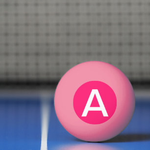 Balle De Ping Pong Chocking rose Personnaliser couleur solide