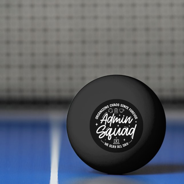Balle De Ping Pong Citation drôle pour l'équipe d'administrateurs de  (Filet)