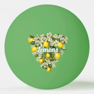 Balle De Ping Pong Citrons