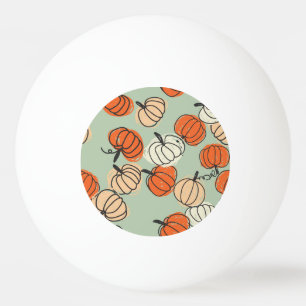 Balle De Ping Pong Citrouille : Merci motif sans soucis.