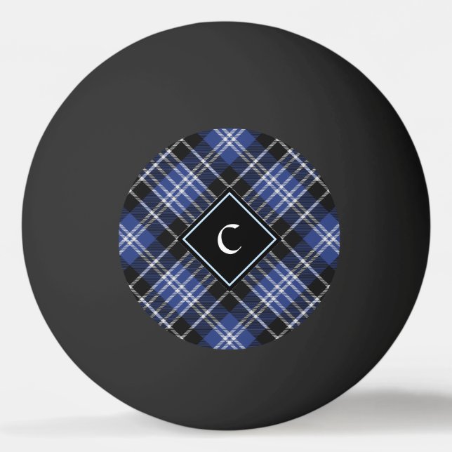 Balle De Ping Pong Clan Clark Tartan (Devant)