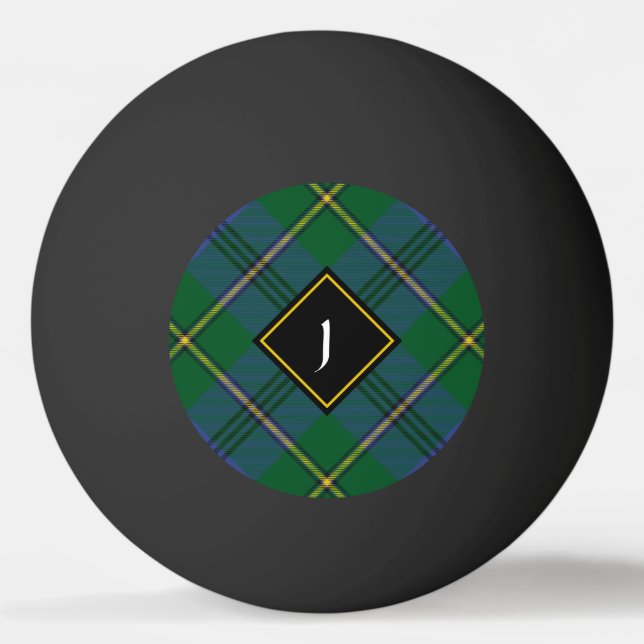Balle De Ping Pong Clan Johnston Tartan Ping Pong Ball (Devant)