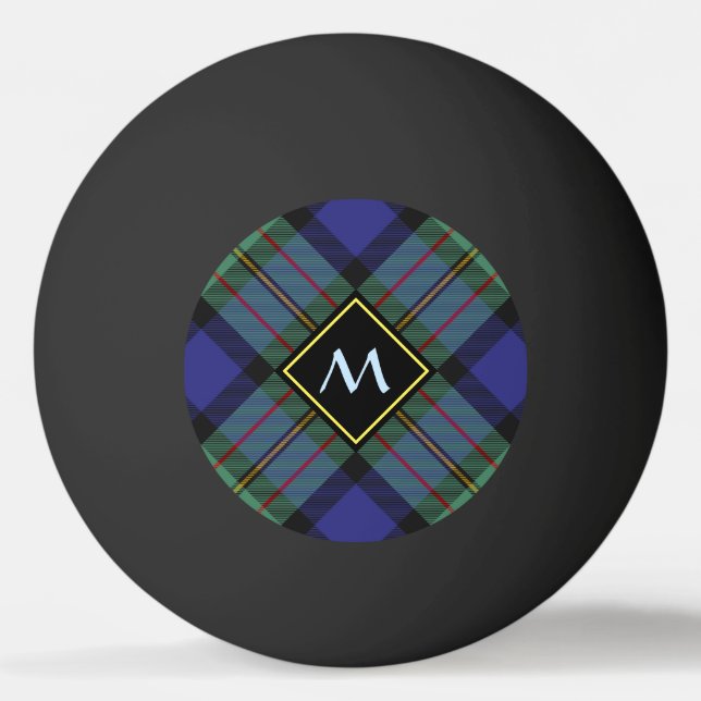 Balle De Ping Pong Clan MacLaren Tartan (Devant)
