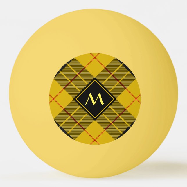 Balle De Ping Pong Clan Macleod de Lewis Tartan (Devant)