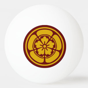 Balle De Ping Pong Clan Oda Crest (Kamon) Ping Pong Ball