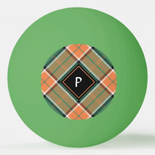 Balle De Ping Pong Clan Pollock Tartan Ping Pong Ball