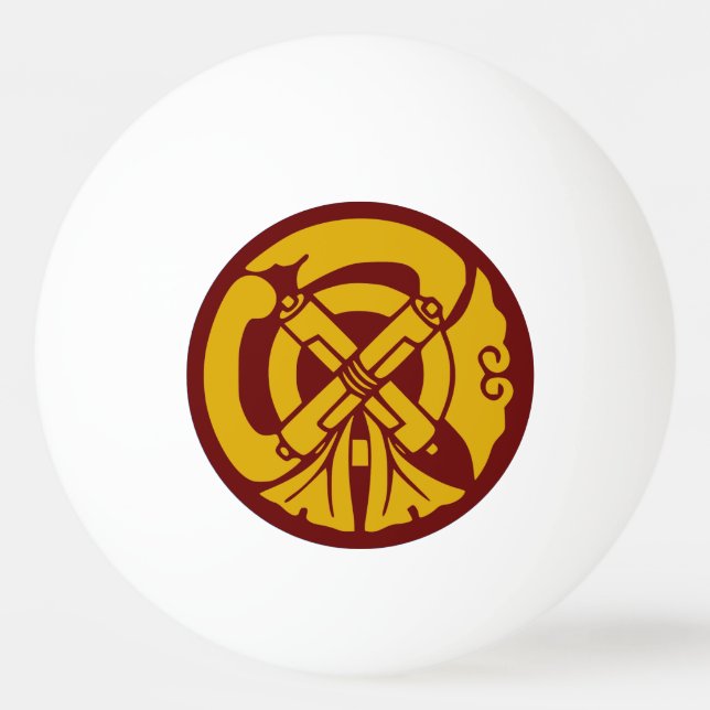 Balle De Ping Pong Clan Tachibana Crest (Kamon) Ping Pong Ball (Devant)