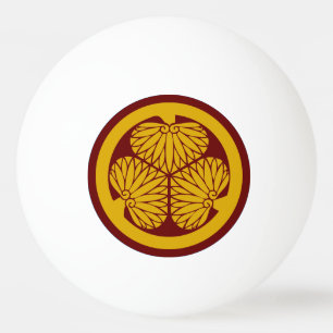 Balle De Ping Pong Clan Tokugawa Crest (Kamon) Ping Pong Ball