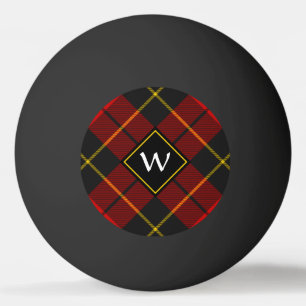 Balle De Ping Pong Clan Wallace Tartan Ping Pong Ball