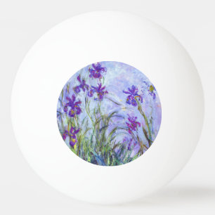 Balle De Ping Pong Claude Monet - Iris mauves / Lilac Irises