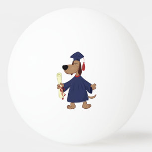 Balle De Ping Pong Clipart de graduation de chien