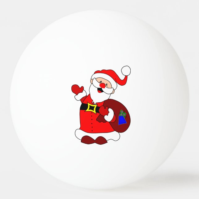 Balle De Ping Pong Clipart de sac du père noël et de cadeau (Dos)