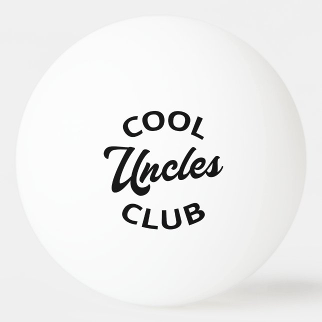 Balle De Ping Pong Club des oncles cool I (Devant)