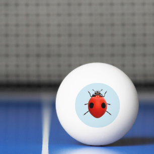 Balle De Ping Pong Coccinelle Chanceuse