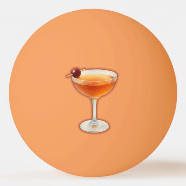 Balle De Ping Pong Cocktail Manhattan (Devant)